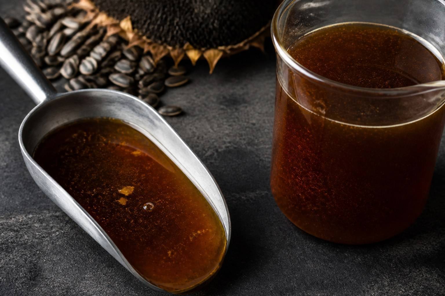 Russian crude sunflower oil